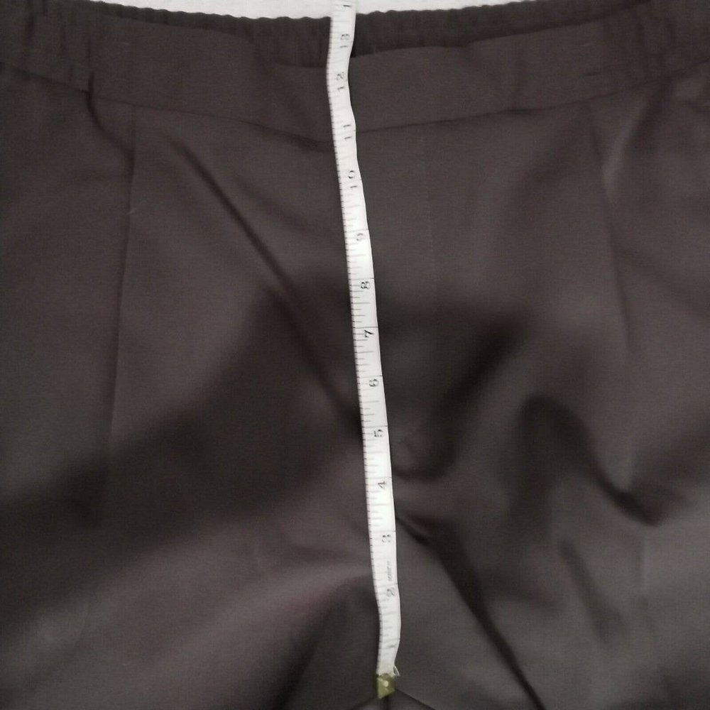 Reiss Trousers Mens 34 (34x28) Dark Aubergine Wool Nakata Drawstring Relaxed - Picture 6 of 16